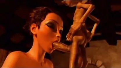 Cartoon-3D princess a atteint l'âge adulte-bande-annonce film porno ancien